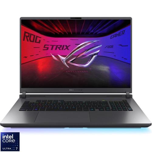 Laptop ASUS Gaming 18'' ROG Strix G18 G815LR, 2.5K 240Hz, Procesor Intel® Core™ Ultra 7 255HX (30M Cache, up to 5.20 GHz), 32GB DDR5, 1TB SSD, GeForce RTX 5070 Ti 12GB, No OS, Eclipse Gray