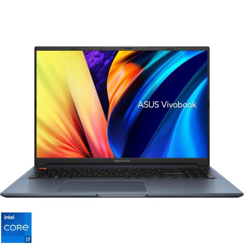 Laptop ASUS VivoBook Pro 16 K6602ZE cu procesor Intel®Core™ i7-12650H pana la 4.70 GHz, 16'', WUXGA, IPS, 16GB, 1 TB SSD, NVIDIA® GeForce® RTX™ 3050 Ti 4GB, No OS, Quiet Blue