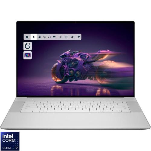 Laptop DELL 16.3'' 16 Premium DA16250, 4K OLED Touch 48-120Hz, Procesor Intel® Core™ Ultra 9 285H (24M Cache, up to 5.40 GHz), 32GB LPDDR5X, 1TB SSD, GeForce RTX 5060 8GB, Win 11 Pro, Platinum, 3Yr ProSupport