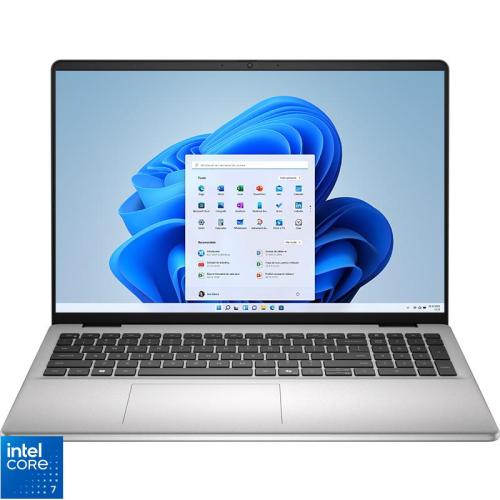 Laptop DELL 16'' DC16251, FHD+, Procesor Intel® Core™ 7 150U (12M Cache, up to 5.40 GHz), 32GB DDR5, 1TB SSD, Intel Graphics, Win 11 Pro, Platinum Silver, 3Yr ProSupport