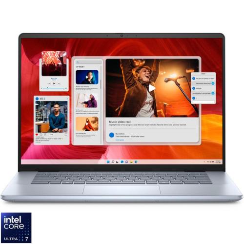 Laptop DELL 16'' Inspiron 16 Plus 7640, 2.5K, Procesor Intel® Core™ Ultra 7 155H (24M Cache, up to 4.80 GHz), 16GB DDR5, 1TB SSD, GeForce RTX 4050 6GB, Win 11 Pro, Ice Blue, 3Yr CIS