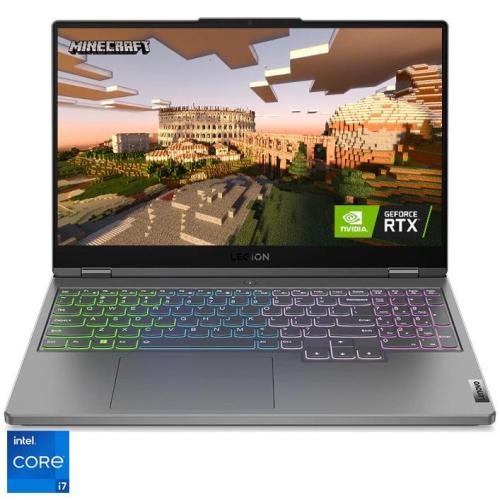 Laptop Lenovo Legion 5 15IAH7H, Intel Core i7-12700H, 15.6 inch, RAM 16GB, SSD 512GB, nVidia GeForce RTX 3070 8GB, No OS, Cloud Grey