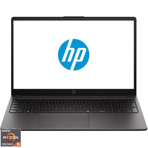 Laptop HP 15.6'' 255R G10, FHD, Procesor AMD Ryzen™ 5 7535U (16M Cache, up to 4.55 GHz), 8GB DDR5, 512GB SSD, AMD Radeon 660M, Free DOS, Dark Ash Silver