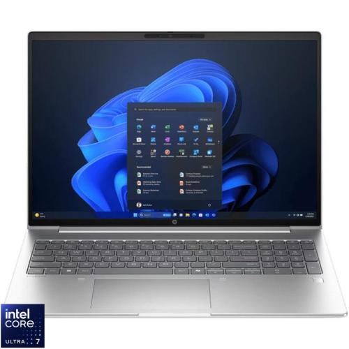 Laptop HP 16'' ProBook 4 G1i 16, WUXGA IPS Touch, Procesor Intel® Core™ Ultra 7 255U (12M Cache, up to 5.20 GHz), 16GB DDR5, 1TB SSD, Intel Graphics, Win 11 Pro, Silver