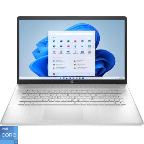 Laptop HP 17-cn0008nq cu procesor Intel® Core™ i5-1135G7 pana la 4.20 GHz, 17.3