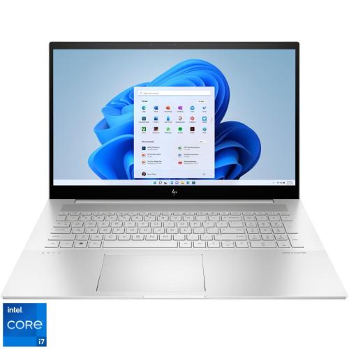 Laptop HP ENVY 17-cr0036nn cu procesor Intel® Core™ i7-1260P pana la 4.70 GHz, 17.3 FHD IPS, 16GB DDR4, 512GB PCIe SSD,Intel Iris Xe, Windows 11 Home, Natural Silver