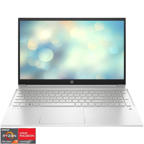Laptop HP Pavilion 15-EH3019NQ cu procesor AMD Ryzen™ 7 7730U pana la 4.5GHz, 15.6