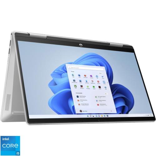 Laptop HP Pavilion x360 14-ek0006nn cu procesor Intel® Core™ i5-1235U pana la 4.40 GHz, 14
