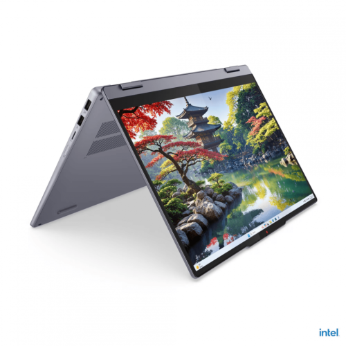 Laptop Lenovo 14'' IdeaPad 5 2-in-1 14IAL10, WUXGA OLED Touch, Procesor Intel® Core™ Ultra 5 225H (18M Cache, up to 4.90 GHz), 16GB LPDDR5X, 1TB SSD, Intel Arc 130T, No OS, Luna Grey