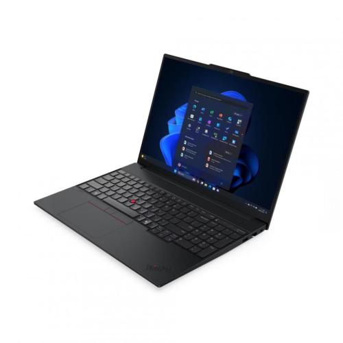 Laptop Lenovo 16'' ThinkPad E16 Gen 3, WUXGA IPS, Procesor AMD Ryzen™ 7 250 (16M Cache, up to 5.10 GHz), 16GB DDR5, 512GB SSD, AMD Radeon 780M, No OS, Black