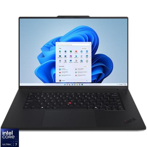 Laptop Lenovo 16'' ThinkPad P1 Gen 7, WQXGA IPS 165Hz, Procesor Intel® Core™ Ultra 7 165H (24M Cache, up to 5.00 GHz), 32GB LPCAMM2 LPDDR5X, 1TB SSD, GeForce RTX 4070 8GB, Win 11 Pro, Black