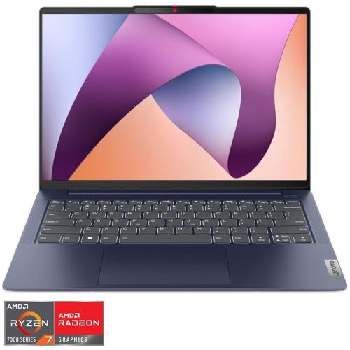 Laptop Lenovo IdeaPad Slim 5 14ABR8 cu procesor AMD Ryzen™ 7 7730U pana la 4.5 GHz, 14