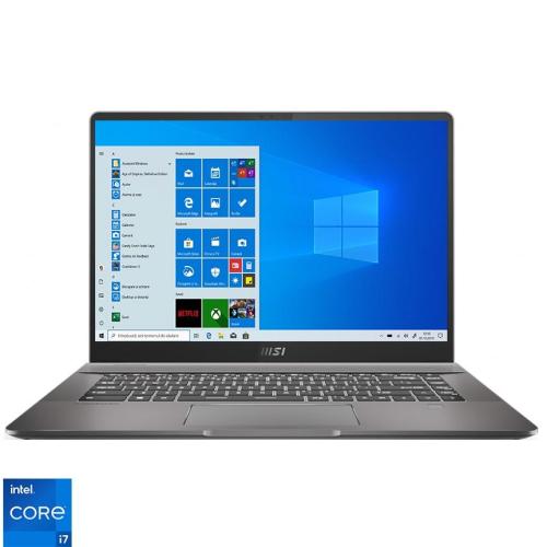 Laptop MSI Creator Z16 A11UET, Intel Core i7-11800H, 16inch Touch, RAM 32GB, SSD 1TB, nVidia GeForce RTX 3060 6GB, Windows 10 Pro, Lunar Grey