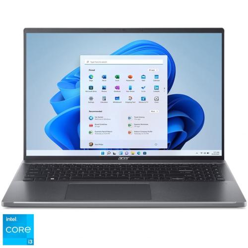 Laptop ultraportabil Acer Swift GOSFG16-71 cu procesor Intel® Core™ i3-1315U pana la 3.30 GHz, 16