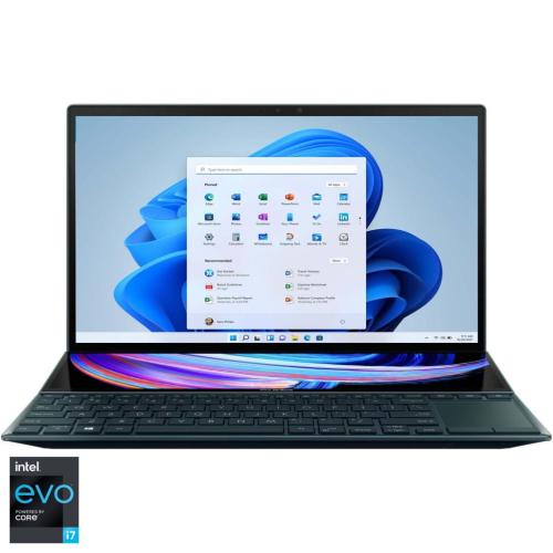 Laptop ultraportabil ASUS Zenbook Duo 14 UX482EAR cu procesor Intel® Core™ i7-1195G7, 14