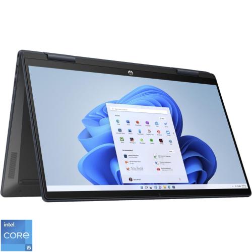 Laptop ultraportabil HP Pavilion x360 14-ek0008nn cu procesor Intel® Core™ i5-1235U pana la 4.40 GHz, 14