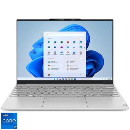 Laptop ultraportabil Lenovo Yoga Slim 7 Carbon 13IAP7 cu procesor Intel Core i7-1260P pana la 4.70 GHz, 13.3