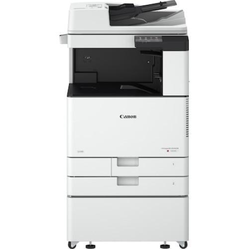 Multifunctional laser color A3 Canon imageRUNNER C3326i, 2 tavi hartie frontale 550 coli si tava bypass 100 coli, Piedestal S3 si set de tonere C-EXV65 CMYK
