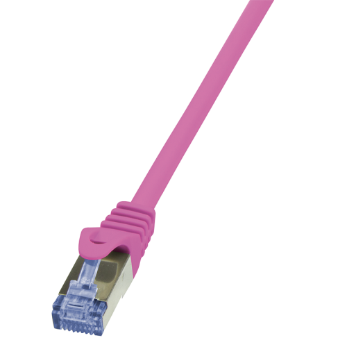 Patch Cord LogiLink CQ3089S, Cat.6A, 10G S/FTP PIMF PrimeLine, 7.5m, Pink