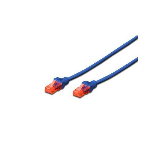 Patchcord Digitus Premium, UTP, CAT6, 5m, Blue