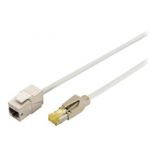 Patchcord ASSMANN, SFTP, Cat.6a, 1m, Grey