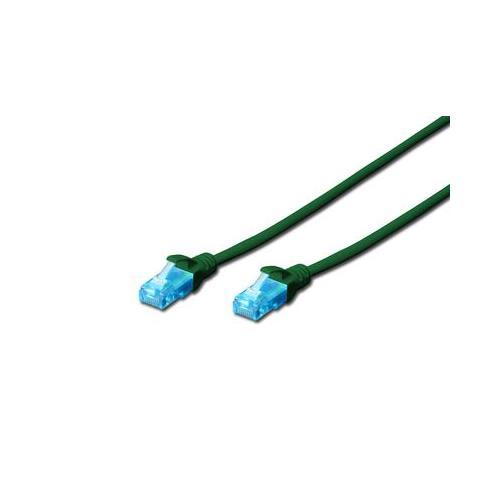 Patchcord Digitus Premium, UTP, Cat5e, 7m, Green