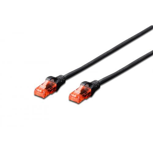 Patchcord Digitus Premium, UTP, CAT6, 1m, Black