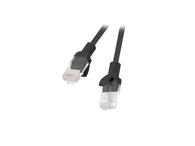Patchcord Lanberg PCU6-10CC-0500-BK, Cat. 6, UTP, 5m, Black