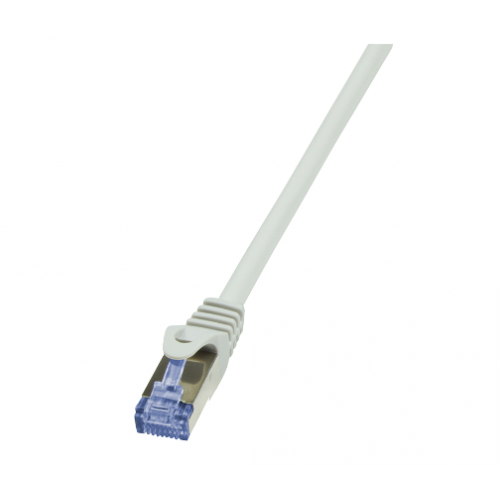 Patchcord Logilink CQ4071S, S/FTP, Cat6a, 5m, White