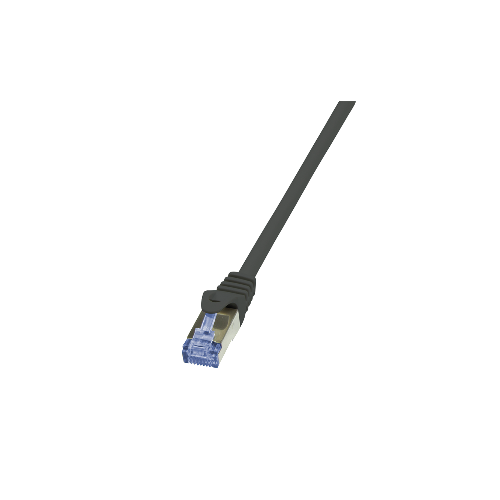Patchcord Logilink CQ4083S, S/FTP, Cat7, 7.5m, Black
