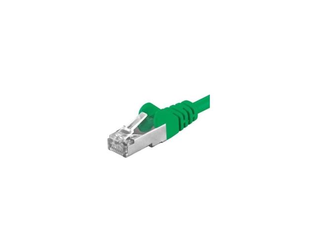 Patchcord SFTP RJ45-RJ45 Cat.6A, 0.25m, verde 