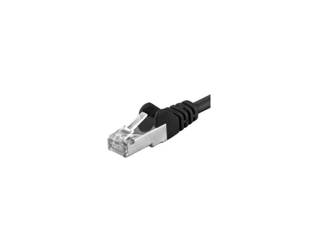 Patchcord SFTP RJ45-RJ45 Cat.6A, 10m, negru 