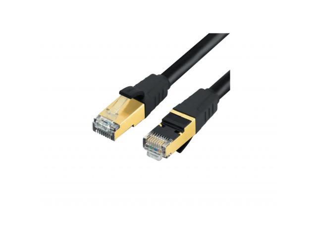 Patchcord SFTP RJ45-RJ45 Cat.7, LSZH, 3m, negru - EMTEX \