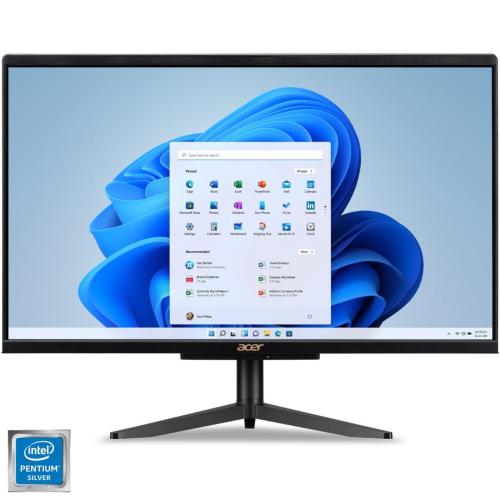 Sistem All-in-One Acer Aspire C24-1600 cu procesor Intel® Pentium® Silver N6005 pana la 3.30 GHz, Jasper Lake, 23.8