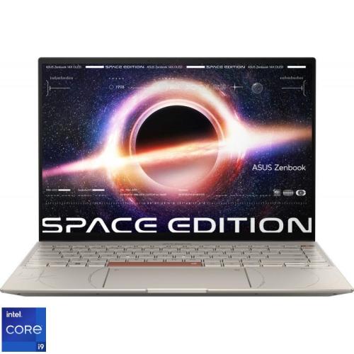 Ultrabook ASUS 14'' Zenbook 14X OLED UX5401ZAS Space Edition, 2.8K 90Hz, Procesor Intel® Core™ i9-12900H (24M Cache, up to 5.00 GHz), 32GB DDR5, 1TB SSD, Intel Iris Xe, Win 11 Pro, Zero-G&nbsp;Titanium