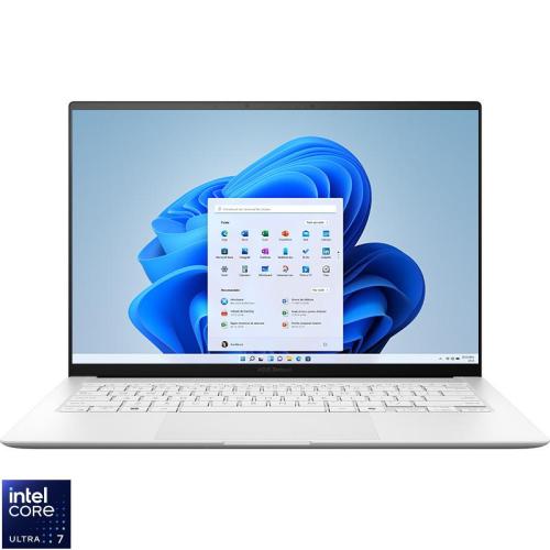 Ultrabook ASUS 14'' Zenbook S 14 OLED UX5406SA, 3K 120Hz Touch, Procesor Intel® Core™ Ultra 7 258V (12M Cache, up to 4.80 GHz), 32GB LPDDR5X, 1TB SSD, Intel Arc 140V, Win 11 Pro, Scandinavian White