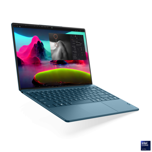 Ultrabook Lenovo 14'' Yoga Slim 9 14ILL10, 4K WQUXGA OLED, Procesor Intel® Core™ Ultra 7 258V (12M Cache, up to 4.80 GHz), 32GB LPDDR5X, 1TB SSD, Intel Arc 140V, Win 11 Home, Tidal Teal